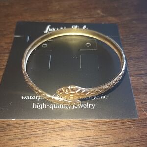 18K Gold-plated stainless-steel snake bracelet